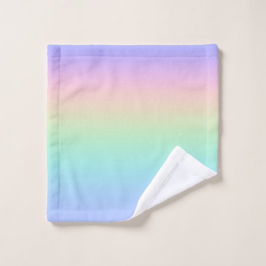 Arc-en-ciel pastel (Gant de toilette)