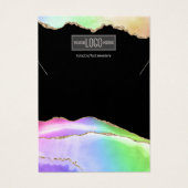 Arc-en-ciel Pastel Agate Écran de collier (Devant)