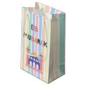 Arc en ciel Pastel Aïd Moubarak Sac cadeau Aïd (Dos Angle)
