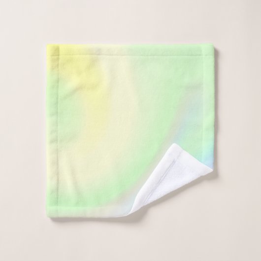 Arc-en-ciel pastel de couleur (Gant de toilette)