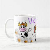 Arc-en-ciel Pingin Floral Daisy Butterfly Mug (Gauche)