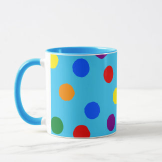 Arc-en-ciel Polka Dot Mug
