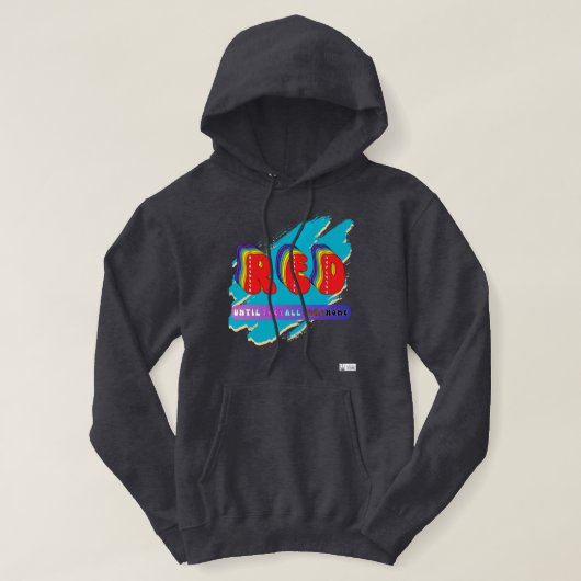 Arc-en-ciel R.E.D. Sweat à capuche – Honorer avec (Design devant)