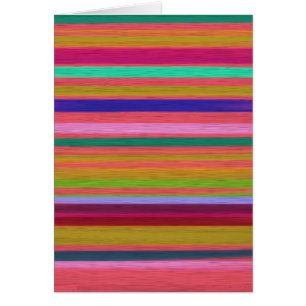 Arc-en-ciel rayures d'art abstrait moderne