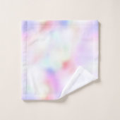 Arc-en-ciel rose de l'Unicorne pourpre (Gant de toilette)