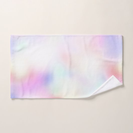 Arc-en-ciel rose de l'Unicorne pourpre      (Serviette à main)