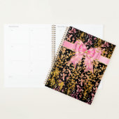 Arc-en-ciel rose noir pailleté féminin (Devant avec enveloppe)