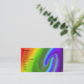 Arc-en-ciel sans le carte de visite d'extrémité (Debout devant)