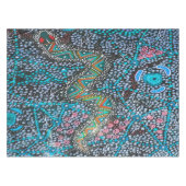 Arc-en-ciel Serpent nappe d'art autochtone (Devant (Horizontal))