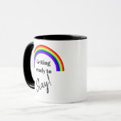 Arc-en-ciel "Slay all Day" Coffee Mug (Devant gauche)