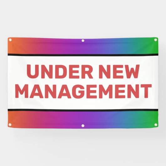 Arc-en-ciel sous la nouvelle bannière de gestion (Horizontal)