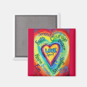Arc-en-ciel Spirit Words Magnet (Recto/Verso)