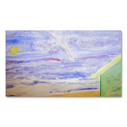 Arc en ciel sur la carte OceanBusiness Card (devant)