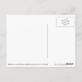 Arc en ciel sur le phare de Kilauea Hawaii carte p (Dos)