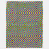 Arc-en-ciel X - Couverture en polaire (Devant)