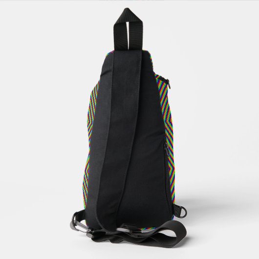 Arc en ciel X - Sac à élingue (Verso)