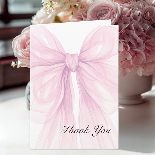 Arc en rose tendre Bébé Fille Merci