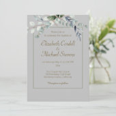 Arc Eucalyptus faire-part de mariage 5" X 7" (Debout devant)