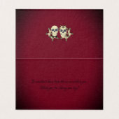 Arc gothique Trellis et crânes Mariage Merci (Inside Unfolded)