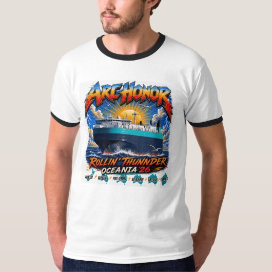 ARC Honor Rolling Thunder Tour T-Shirt (Devant)