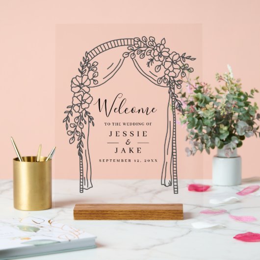 Arc mariage. Mariage de bord transparent (Mariage)