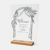 Arc mariage. Mariage de bord transparent (Angle)