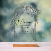 Arc mariage. Mariage de bord transparent (Neutre)