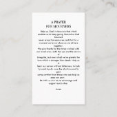 Arc moderne Photo Christian Memorial Prière Cartes (Dos)