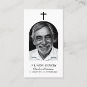 Arc moderne Photo Christian Memorial Prière Cartes (Devant)