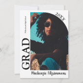 Arc moderne Photo Graduation Invitation (Devant)