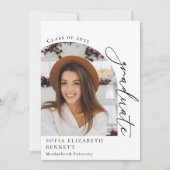 Arc moderne Photo Graduation Party Invitation (Devant)
