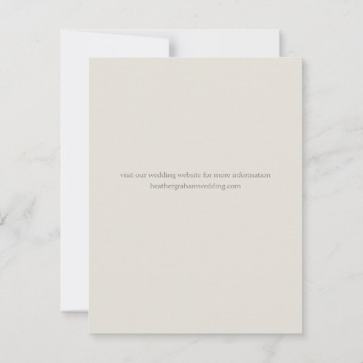 Arc moderne Sage mariage vert Enregistrer la carte (Dos)