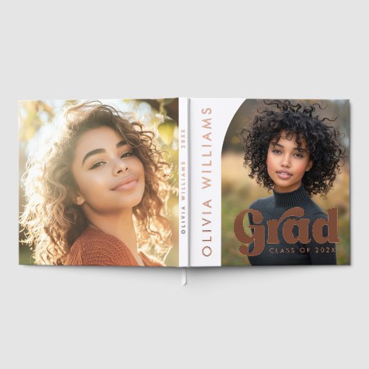 Arc photo blanc retro graduation de grade (Complet)