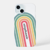 Arc Retro Line Pastel Arc-en-ciel Couleurs Nom du  (Verso)