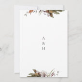 Arc Romantique d'automne Faire-part de mariage Flo (Dos)