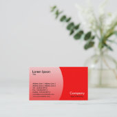Arc - Rood Visitekaartje (Staand voorkant)