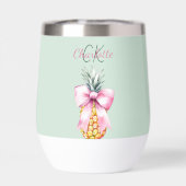 Arc rose ananas tropical été sauge vert (Arrière)