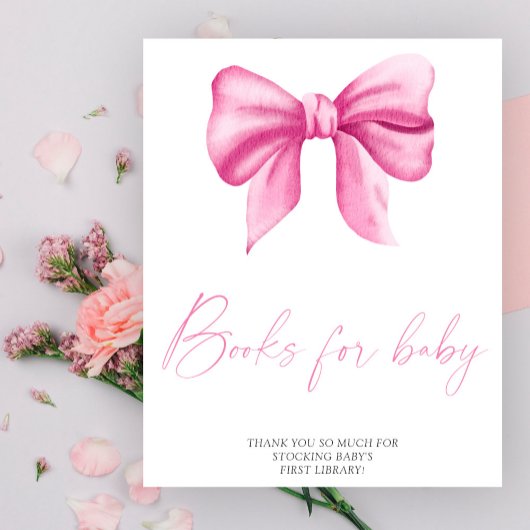 Arc rose - livres pour bébé poster