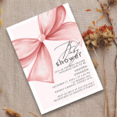 Arc rose Moderne Élégant Baby shower Invitation