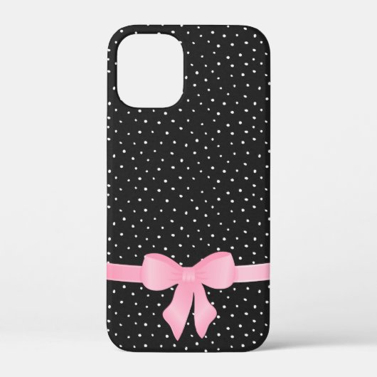 arc rose sur Coque noir et blanc coque iphone-Mate (Verso)