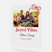 Arc rouge joyeuse Vibes ajouter nom de famille pho (Angle)