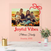 Arc rouge joyeuse Vibes ajouter nom de famille pho (Mariage)