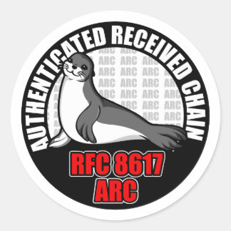 ARC sticker 2019, vel van 12 x 1,5 inch rond
