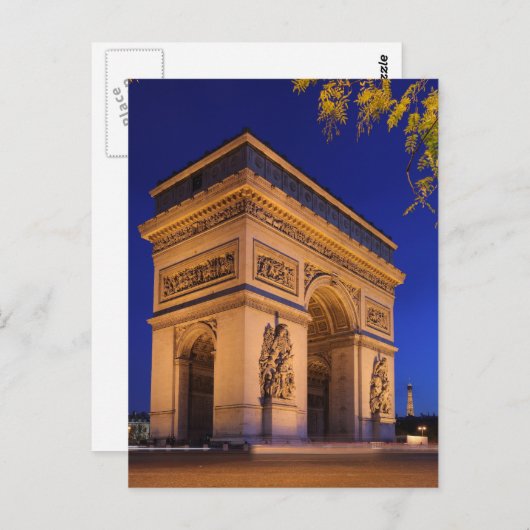 Arc_Triomphe Briefkaart (Voorkant / Achterkant)