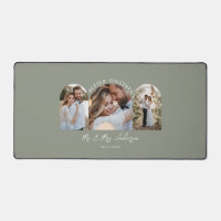 Arc vert olive multi photo mariage cadeau décorati