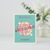 Arcachon France Rétro vacances Carte postale (Debout devant)