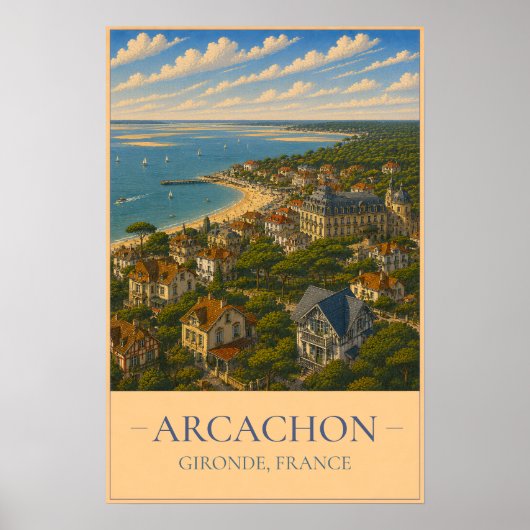 Arcachon Poster (Voorkant)