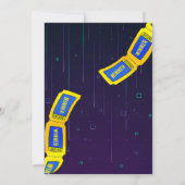 Arcade Anniversaire Fête Invitation (Dos)