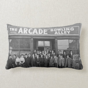  Arcade Bowling Alley en Patrons Kussen
