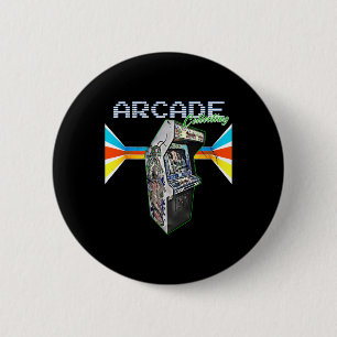 Arcade Cabinet Machine 1970 1980 1990 Video Game C Ronde Button 5,7 Cm